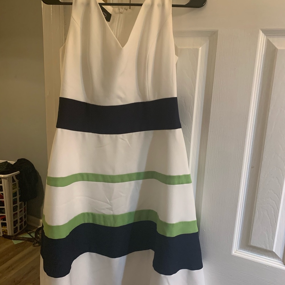 White green navy